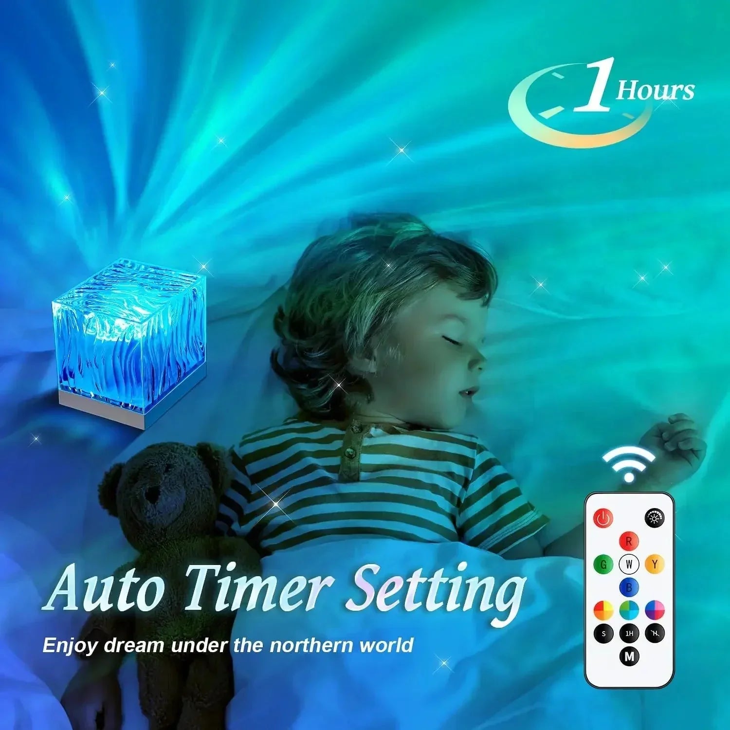 BowLift | Aurora Water Wave Projector Night Light