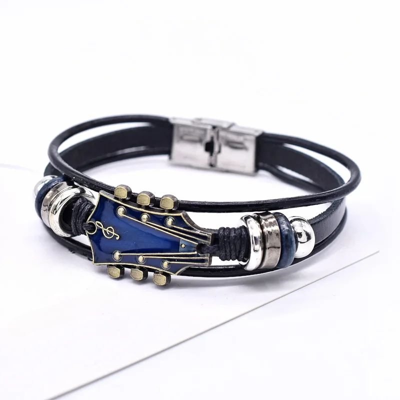 BowLift | AXECHORD – Guitar Leather Bracelet with Vintage-Inspired Design