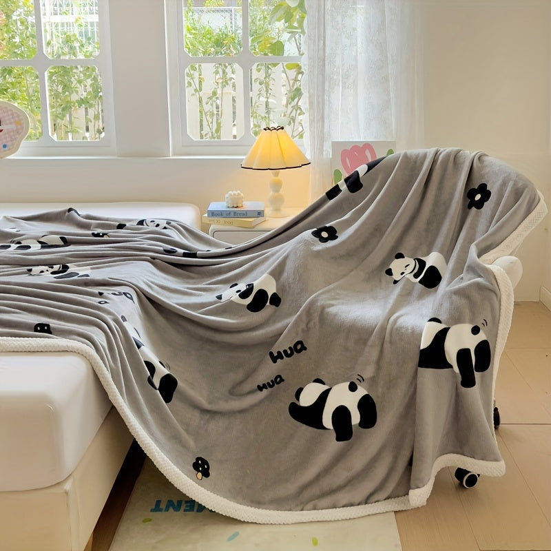 PandaSnuggle – Luxury Flannel Fleece Blanket Bowlift