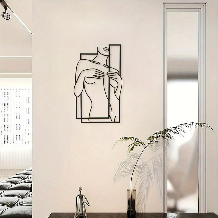 BowLift | LineaArt Metal Wall Decoration - Modern Minimalist Wall Art for Bedroom