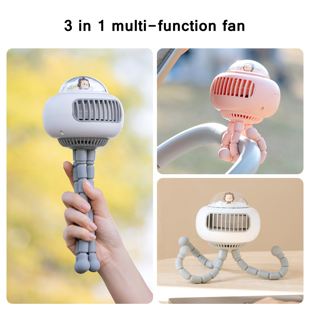 Lovely Cartoon Portable Safe Stroller Fan | Bowlift