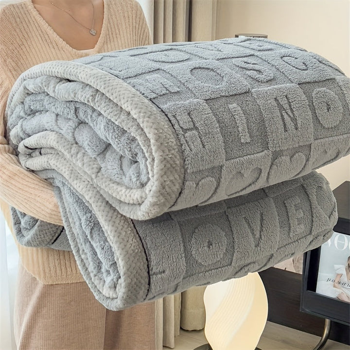 CozyCoral – Luxury Fleece Blanket for All Seasons Bowlift