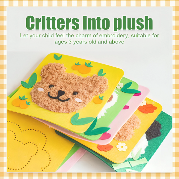 BowLift | DIY Embroidery Doll Kit for Kids — Unleash playful creativity and pride in little hands!
