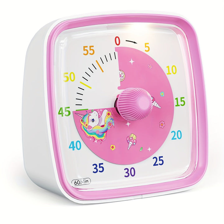 Rainbow Time Management Timer – Visual 60-Minute Countdown Timer for Study, Work, and Home | Bowlift