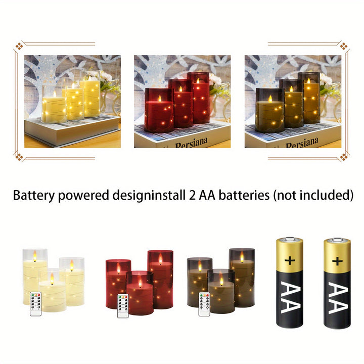 StarGlow LED Candle Set – Enchanting Atmosphere for Home Bowlift