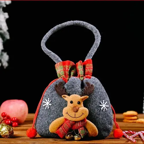BowLift | Christmas Gift Bags | Fabric Bags with Drawstring | Various Designs | Reusable