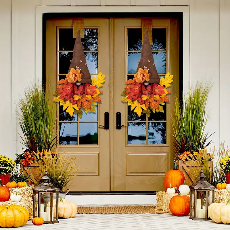 BowLift | Fall Maple Gnome Front Door Hanger