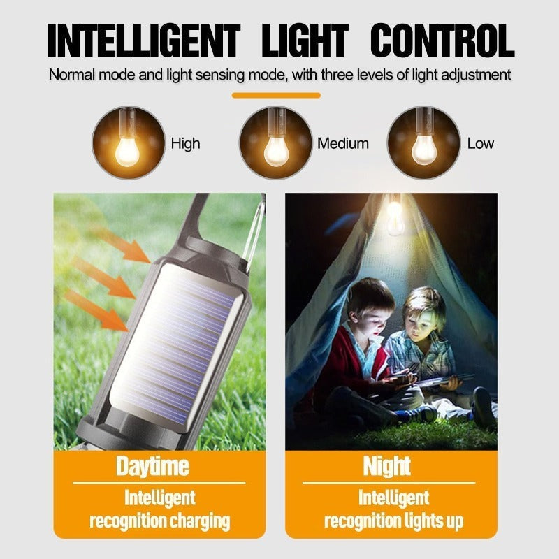 BowLift | Solar + USB LED Camping Lantern