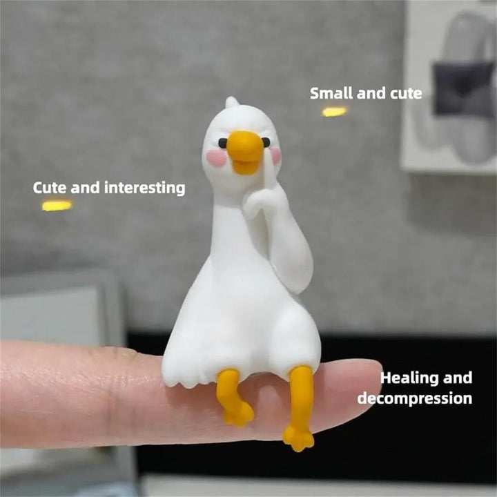 Mini Desk Duck Figurines Bowlift