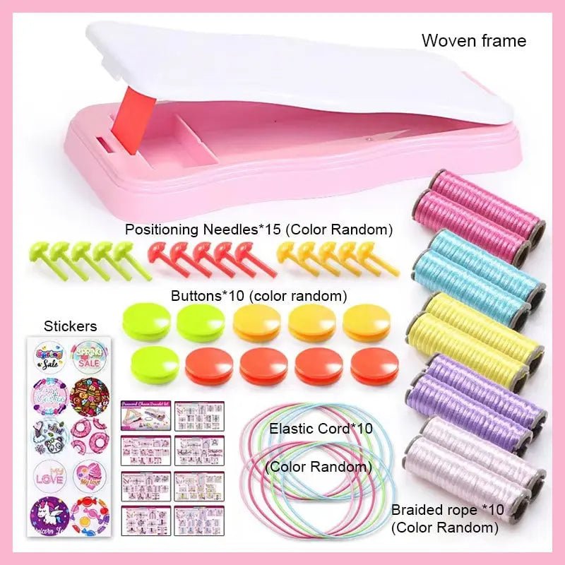 BowLift | Hand rope braided set – Creative bracelet craft set for children