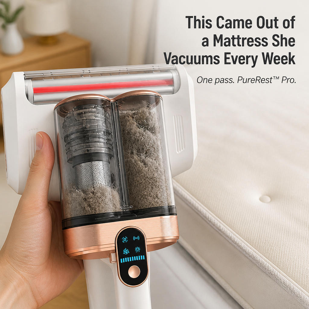 Wireless Mattress Cleaner with UV-C | Bowlift