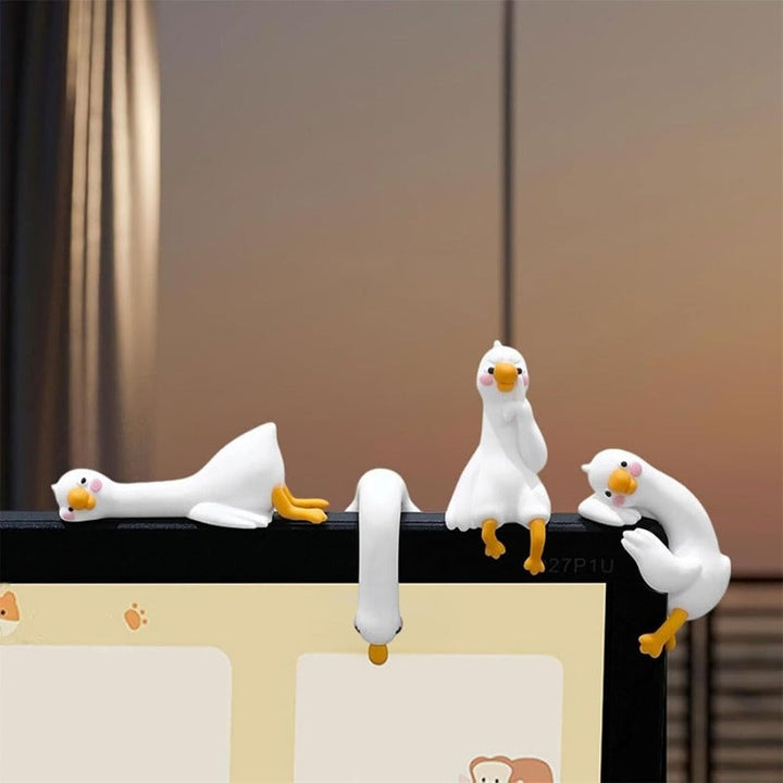 Mini Desk Duck Figurines Bowlift