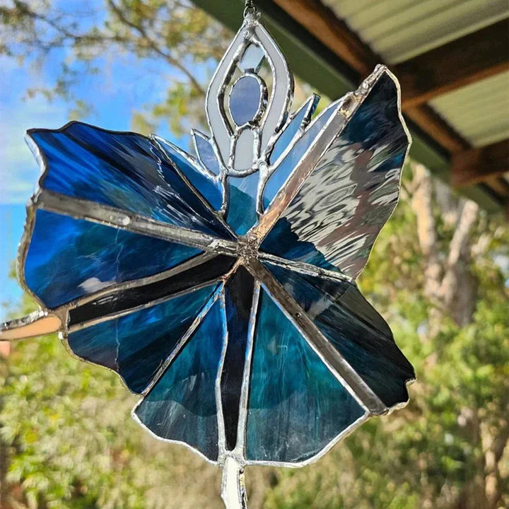 GraceSpin -  Elegant Stained Glass Spinner Bowlift
