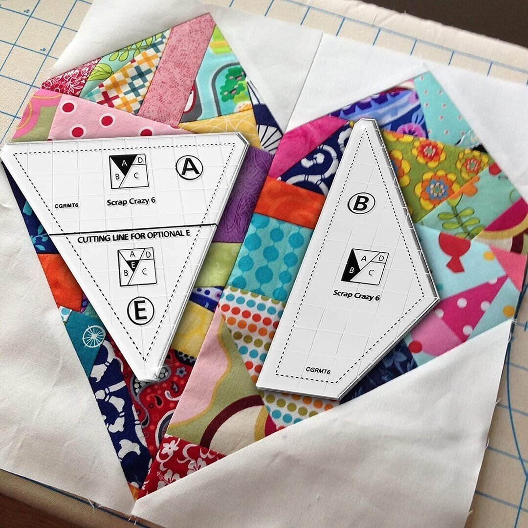 BowLift | Quilting Cutting Template Set | Creative Fabric Pattern Guide | Non-Slip Design for Sewing & DIY Crafts