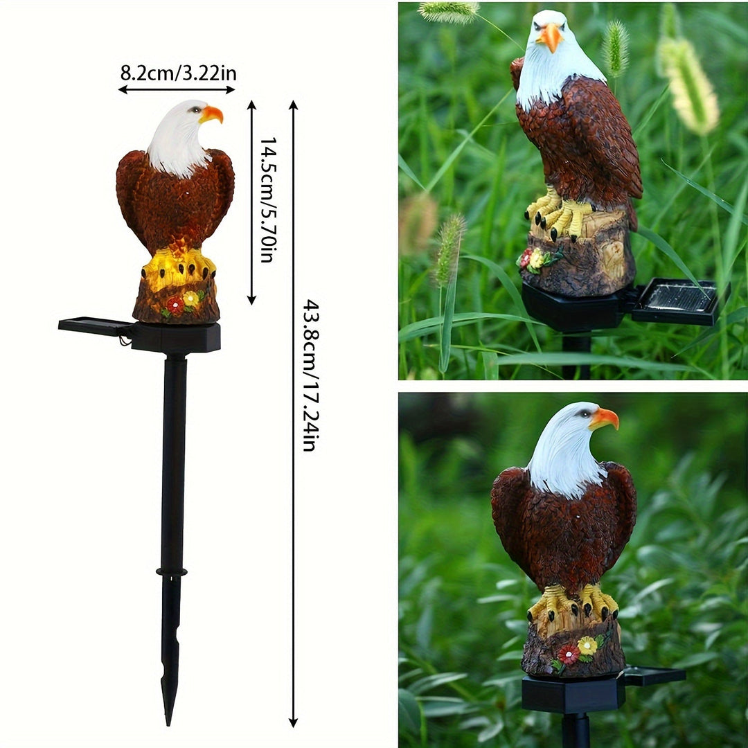 SolarGlow Eagle - Stylish Solar Lamp for Garden Lighting | Bowlift