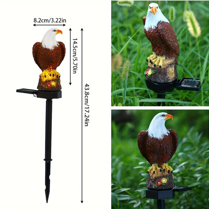 SolarGlow Eagle - Stylish Solar Lamp for Garden Lighting | Bowlift