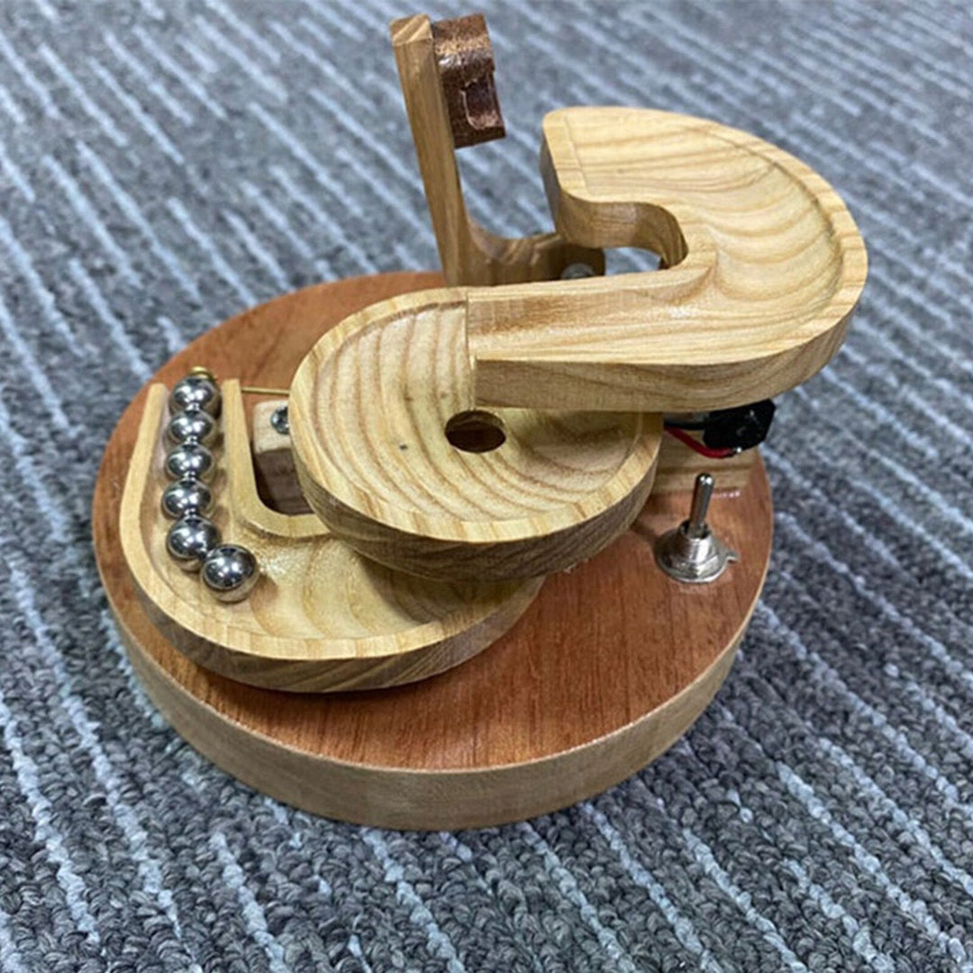 BowLift | Eternal Motion Wooden Marble Machine