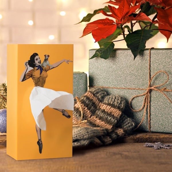 BowLift | Flying Skirt Tissue Box