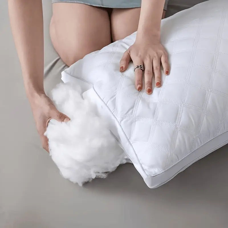 BowLift | DreamRest - Set of 2 Hypoallergenic 3D Pillows - Soft Cervical Support & Hotel Quality Sleep