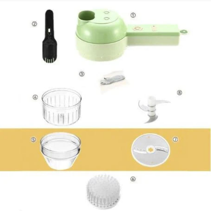 4-in-1 Turbo Kitchen Rocket — Revolutionize your kitchen and enjoy lightning-fast freedom from chopping stress! | Bowlift