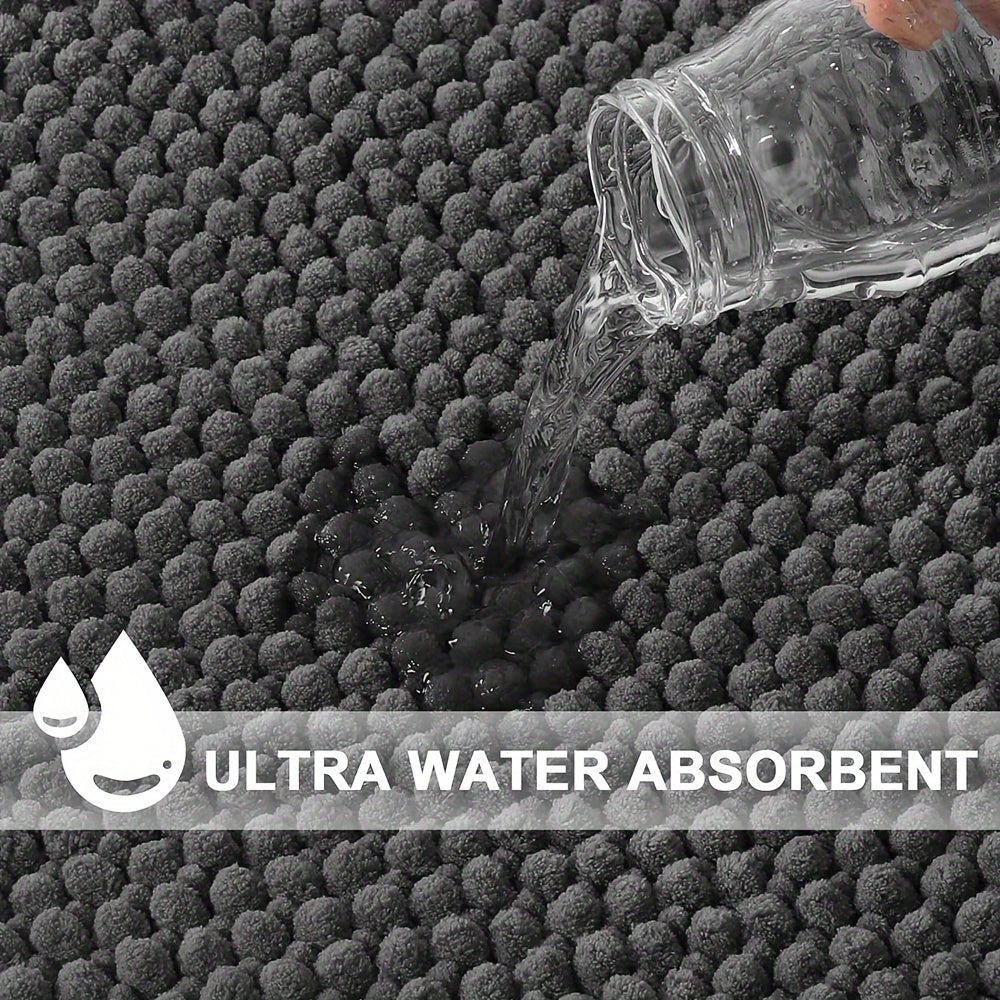 BowLift | Corner Bath Mat Lunava | L-Shape for Shower & Corner | Non-Slip & Soft | 40x40x80 cm