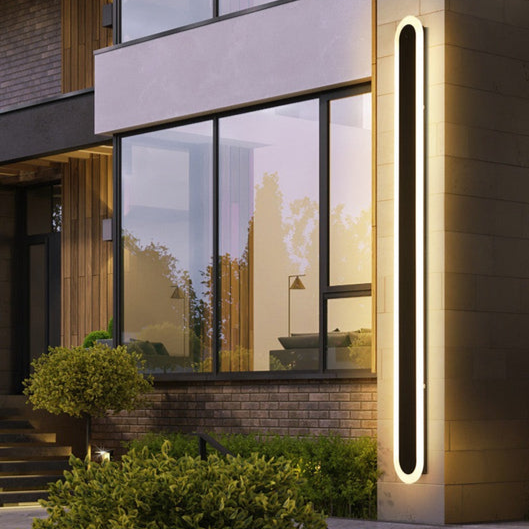 BowLift | Outdoor LED Wall Light Modern Black Design