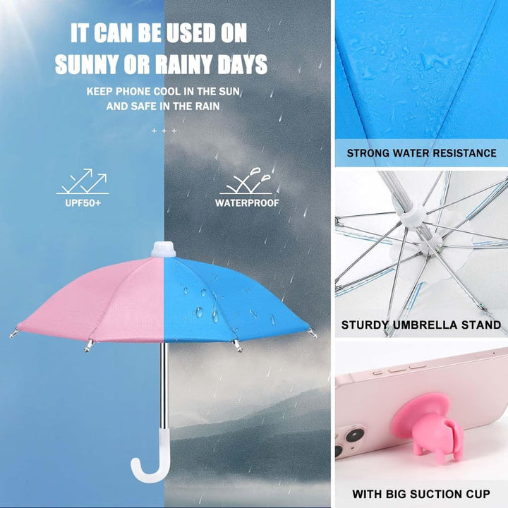 BowLift | Phone umbrella suction cup stand for sun