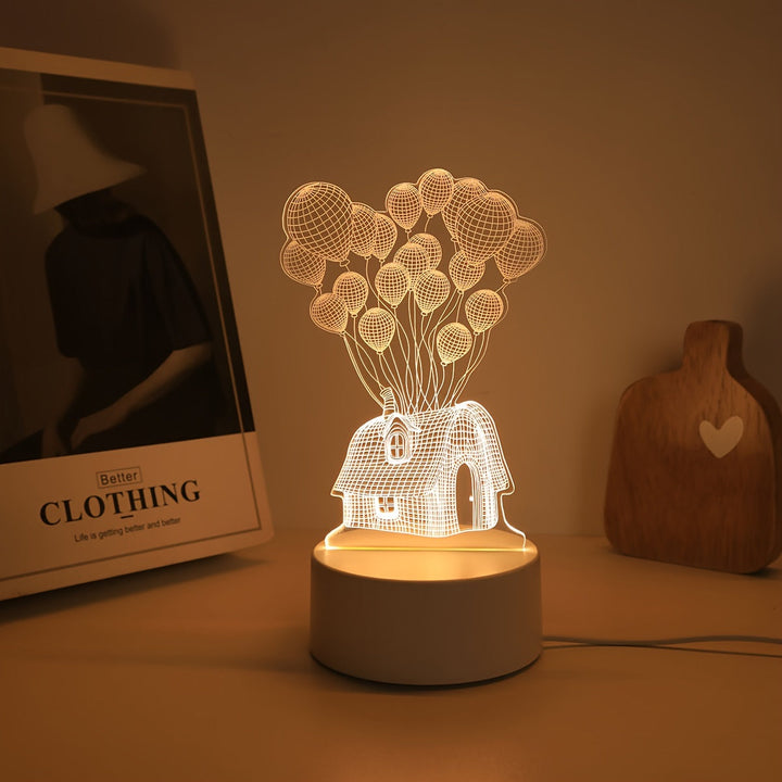 LumiBalloon – Unique 3D LED Balloon Lamp USB Bowlift