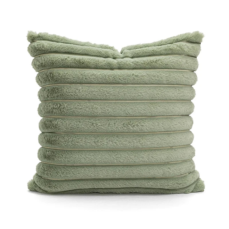 BowLift | Modern PU Leather Patchwork Cushion Cover