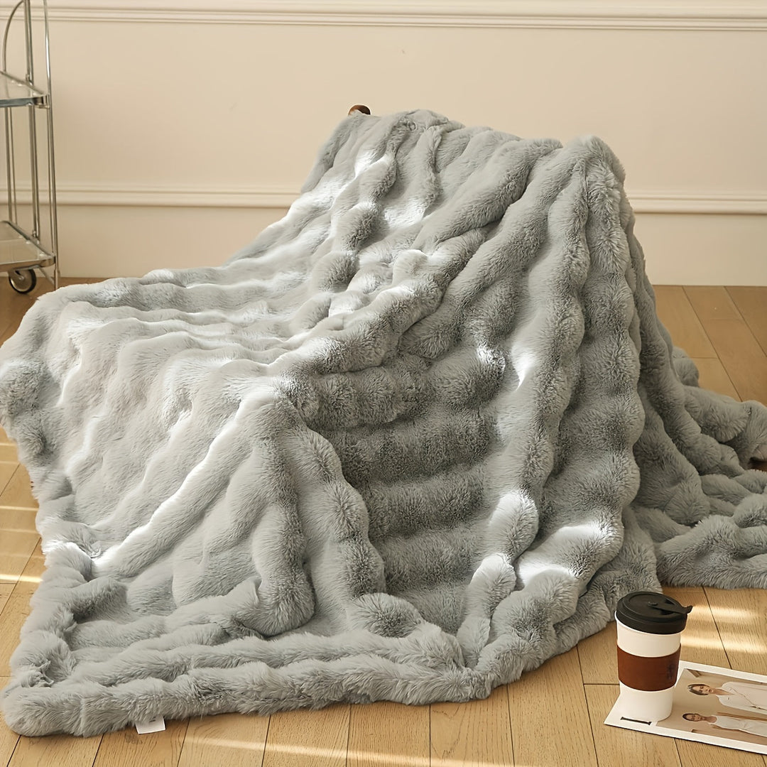 BowLift | Elegant Rabbit Fleece Blanket - Luxury and Durable