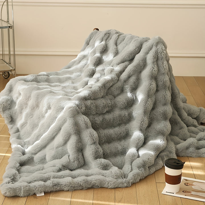 BowLift | Elegant Rabbit Fleece Blanket - Luxury and Durable