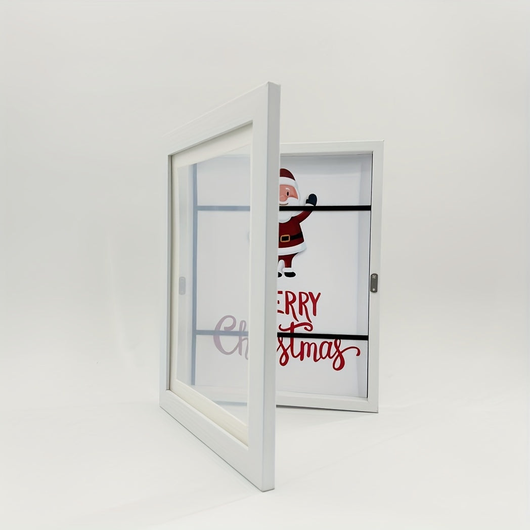 KidArtFrame – Cartoon Kids' Photo Frame with Wooden Frame Bowlift