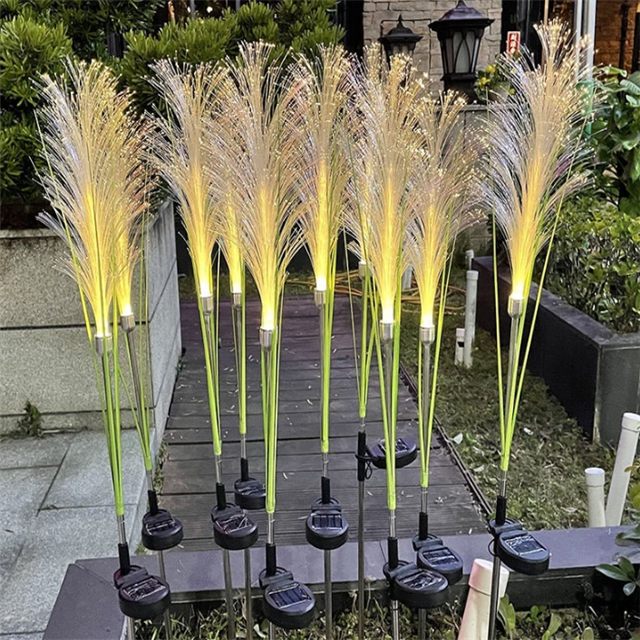 Solar Wicker Garden Lamp - Colorful LED Garden Lighting with IP65 Waterproof Protection | Bowlift