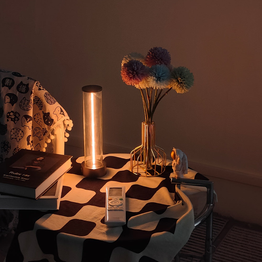 TouchGlow – Wireless LED Table Lamp with Charging Port Bowlift
