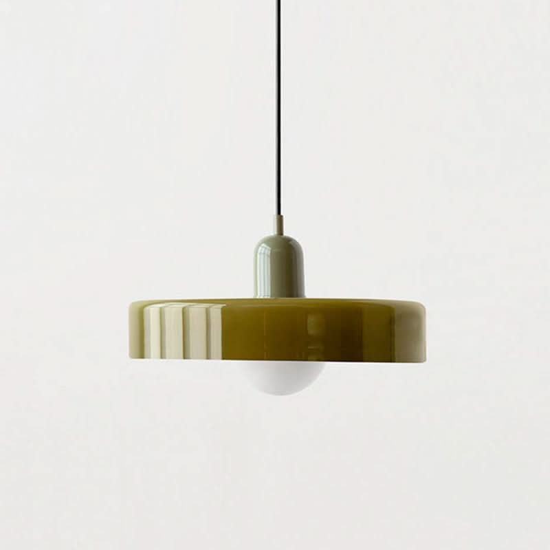 BowLift | Bauhaus Colored Glass Pendant Light