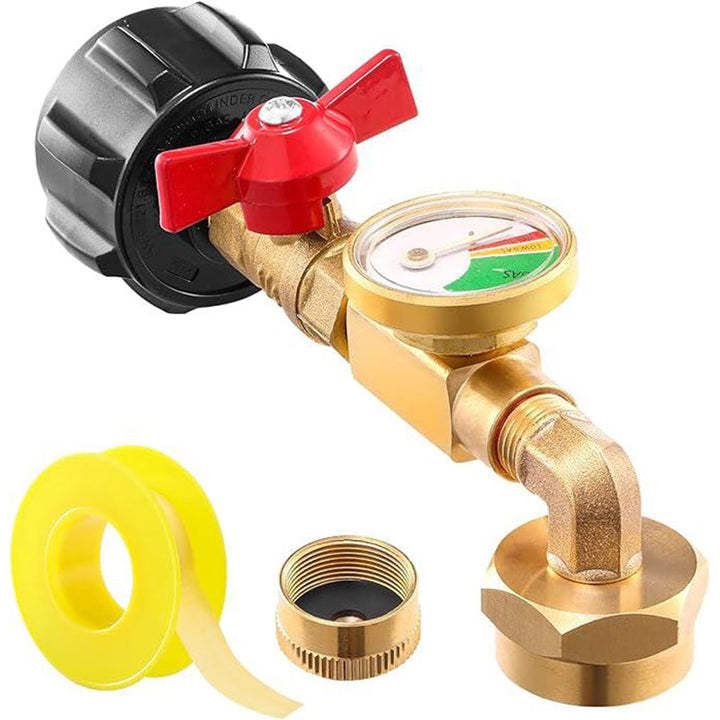 BowLift | Highly Rated Propane Refill Elbow Adapter with Tank Indicator