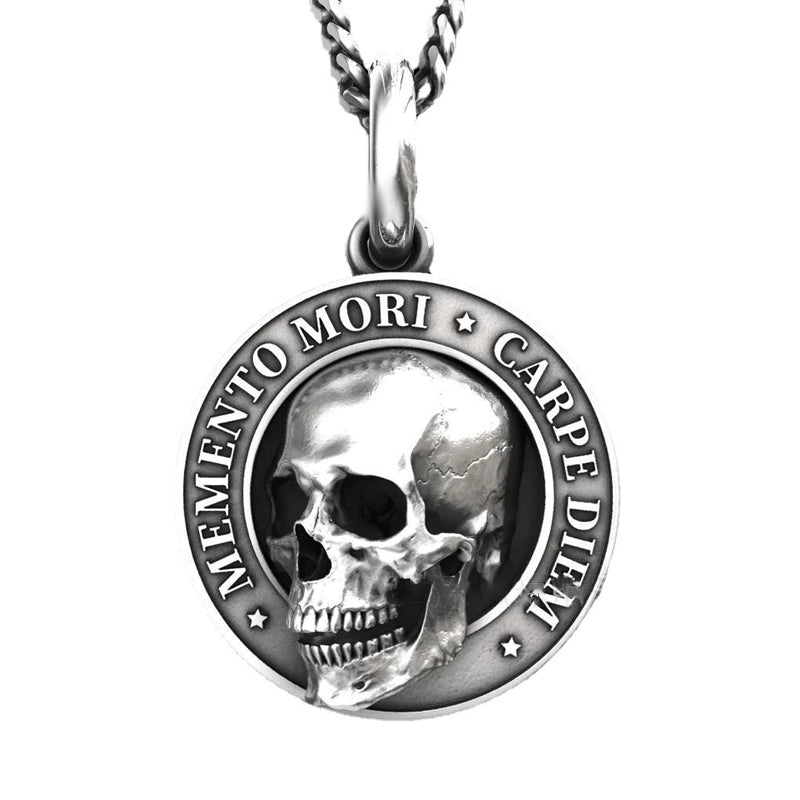 BowLift | Skull Necklace Made of Titanium Steel