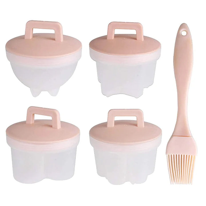 BowLift | Cute Boiled Egg Mold4 PCS/Set With Brush