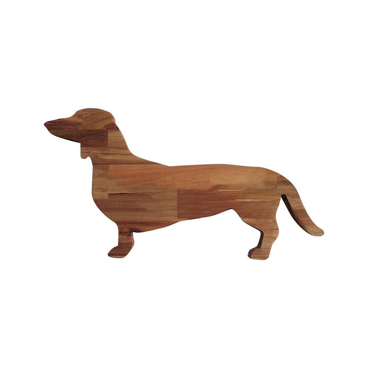 BowLift | Wooden Dachshund Dog Serving Tray