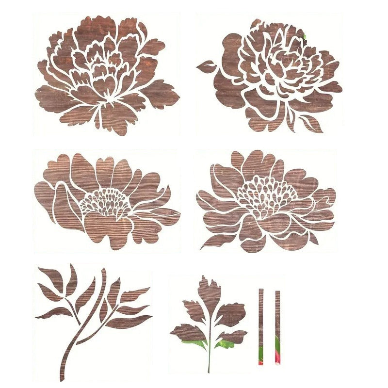 BowLift | Large Flower Stencils for Garden Fence