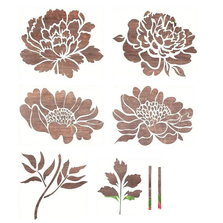BowLift | Large Flower Stencils for Garden Fence