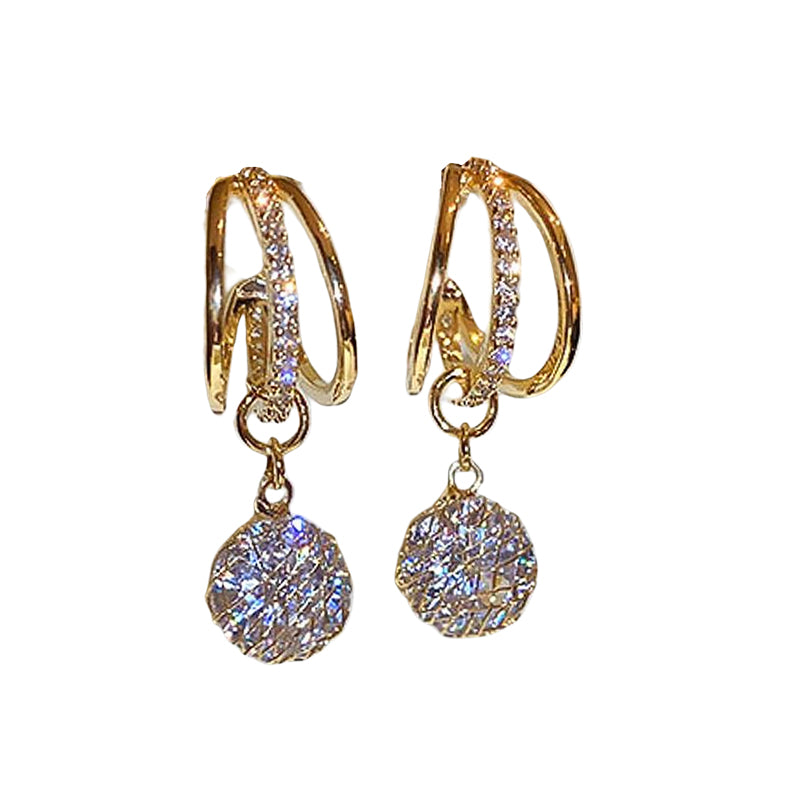 BowLift | Fashion Diamond Crown Earrings
