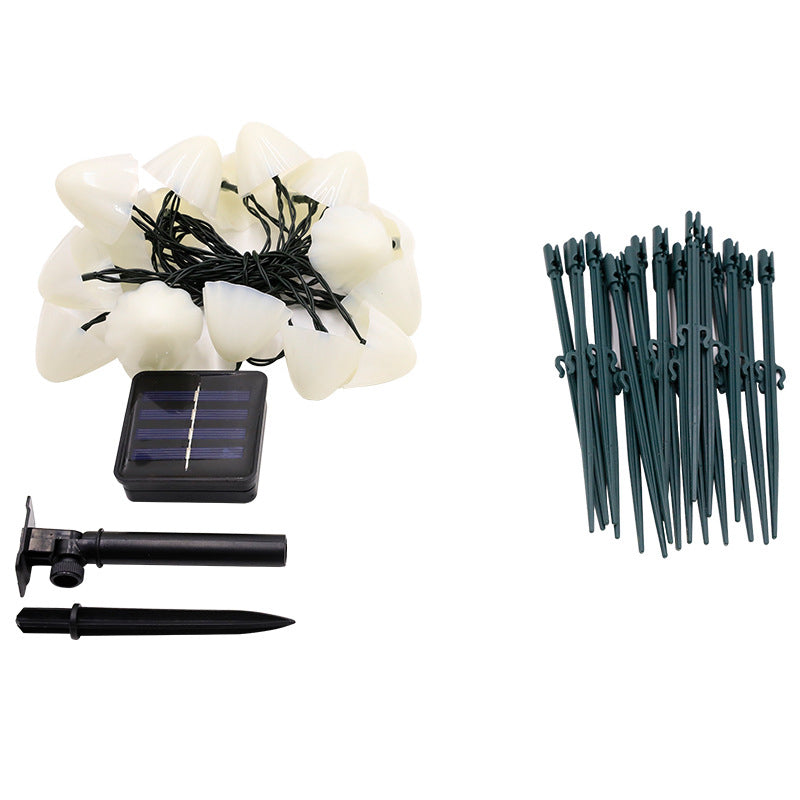 BowLift | LED Solar String Lights Ground Stake Mushroom Lights