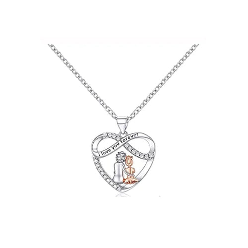 BowLift | Love You Forever Heart Necklace