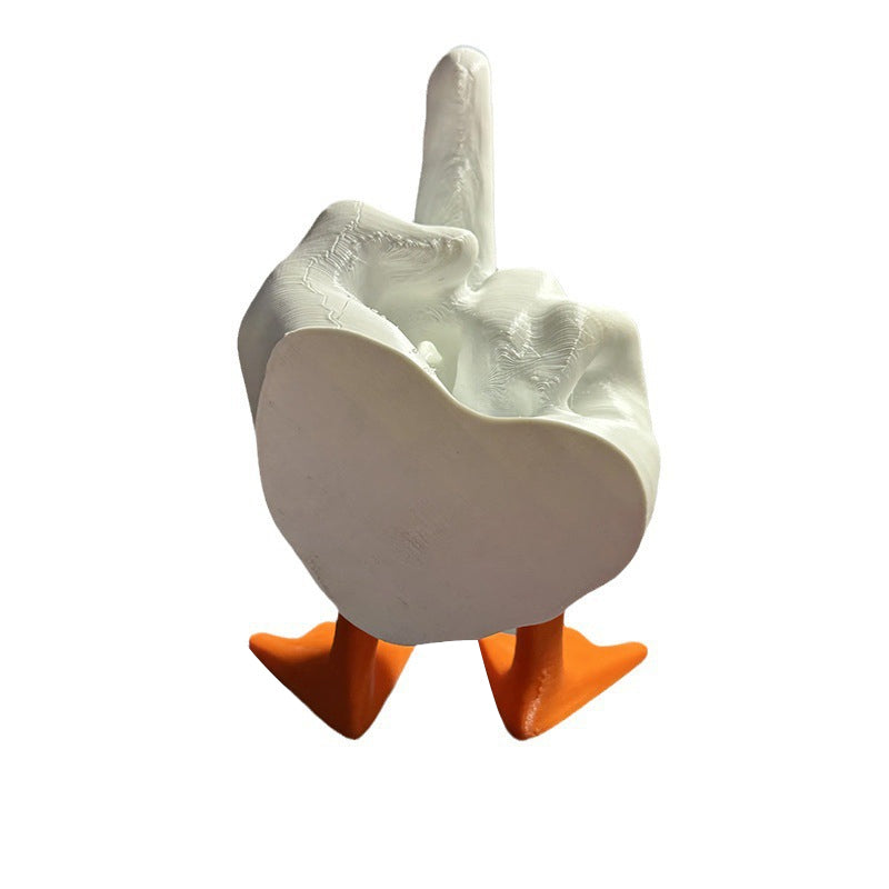 BowLift | Duck ornament in the shape of the middle finger
