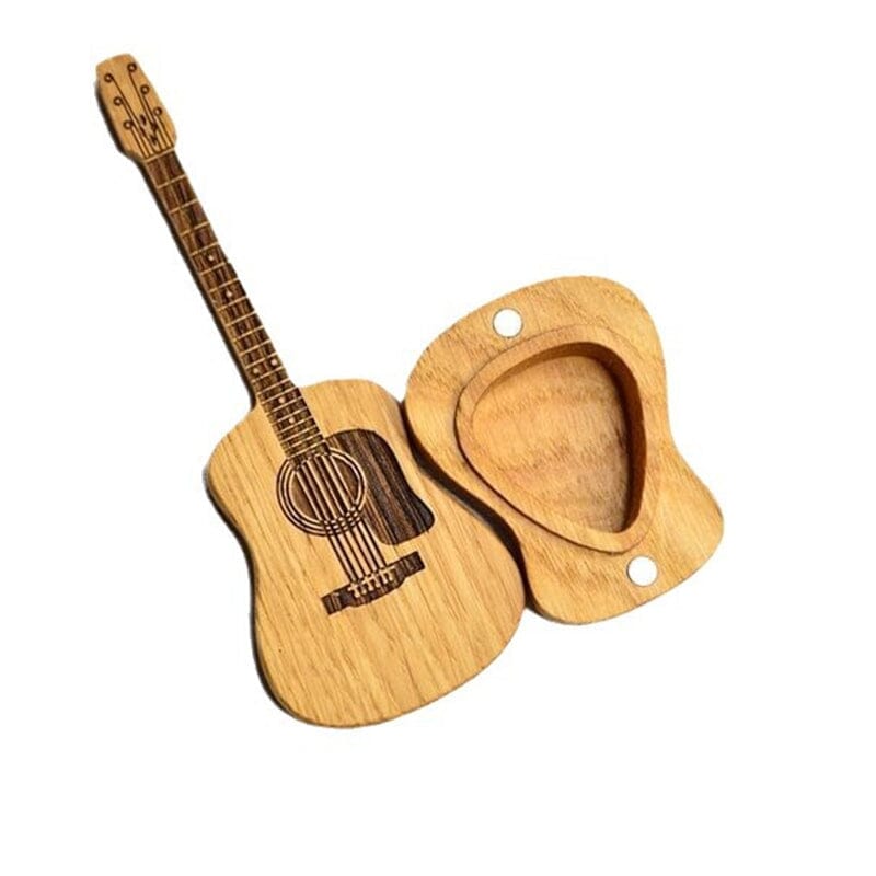BowLift | Wooden box for acoustic guitar accessories