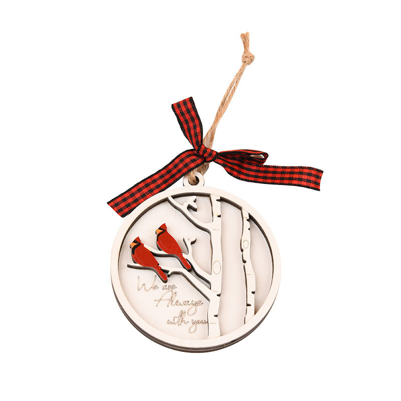 BowLift | Handmade Memorial Ornament with Cardinals