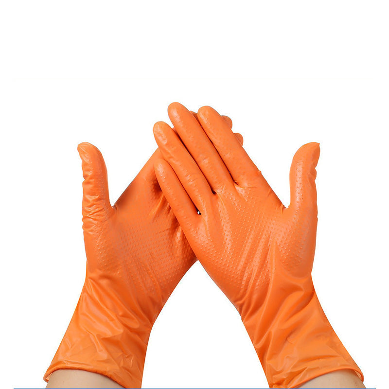 BowLift | Orange Nitrile Gloves