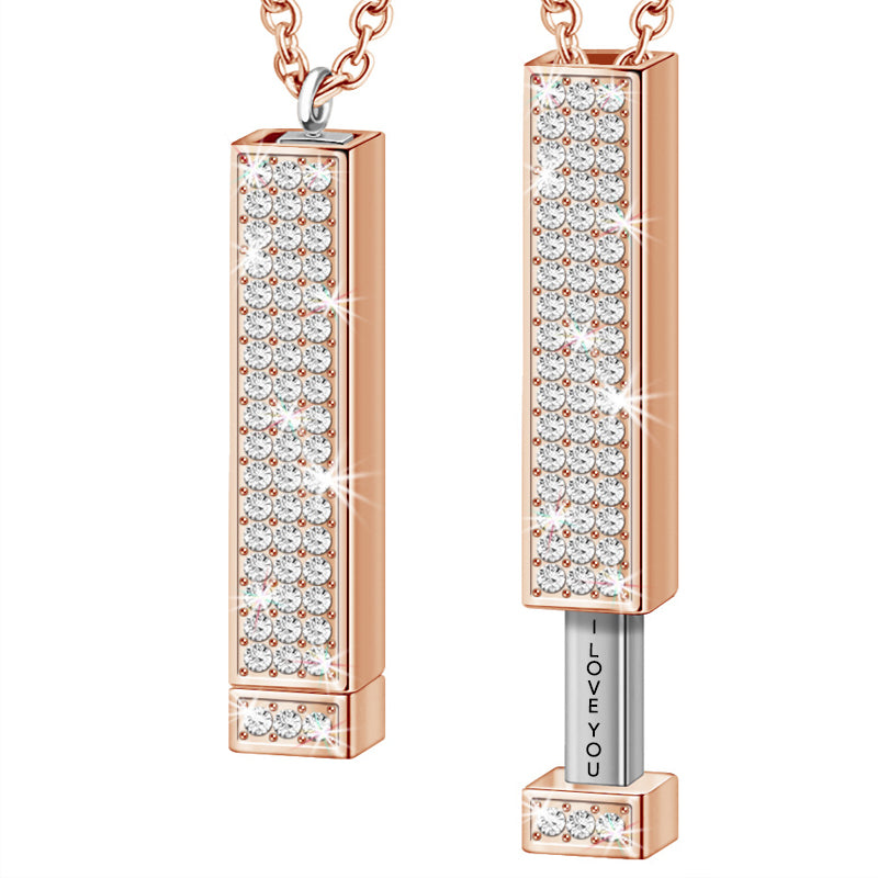 BowLift | Secret Message I Love You Pendant Necklace