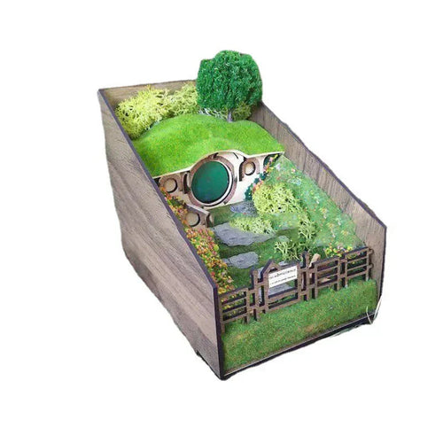 Handcrafted decorative book holders with micro landscape design Bowlift